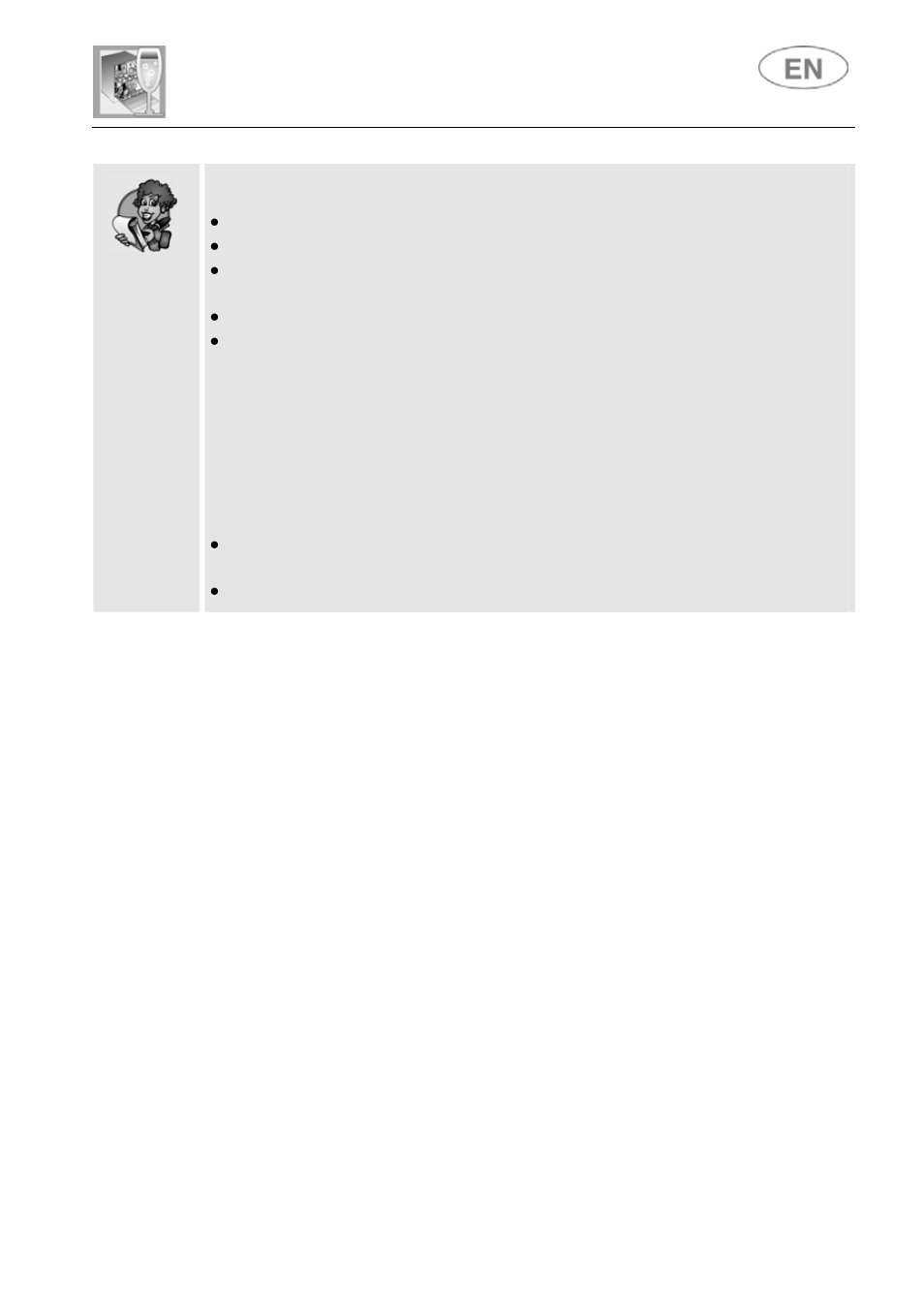 User instructions | DE DIETRICH DVY1010 User Manual | Page 17 / 33