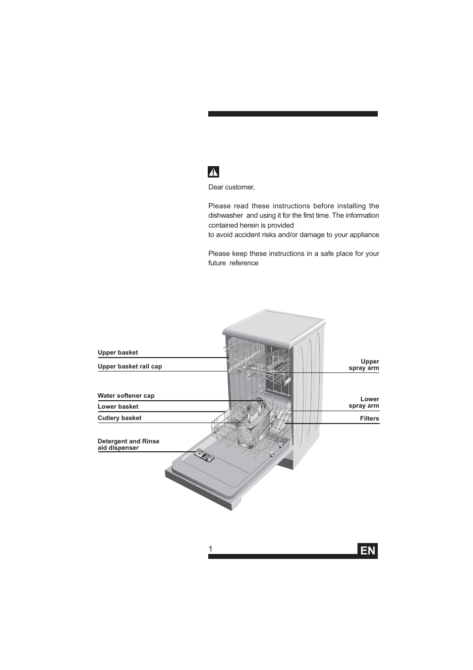 DE DIETRICH DVY640 User Manual | Page 3 / 19