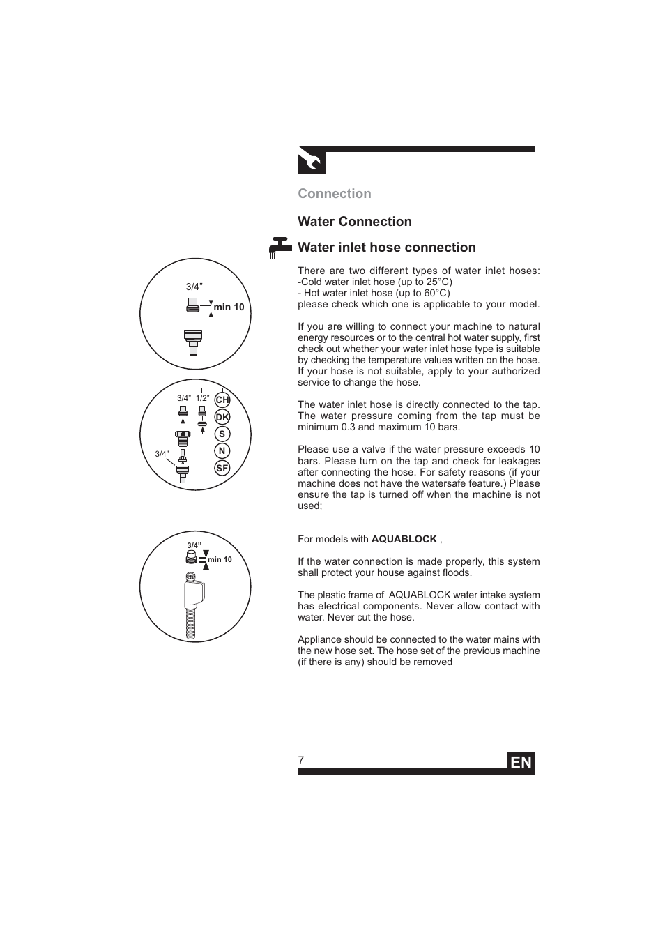 DE DIETRICH DVY640 User Manual | Page 9 / 19