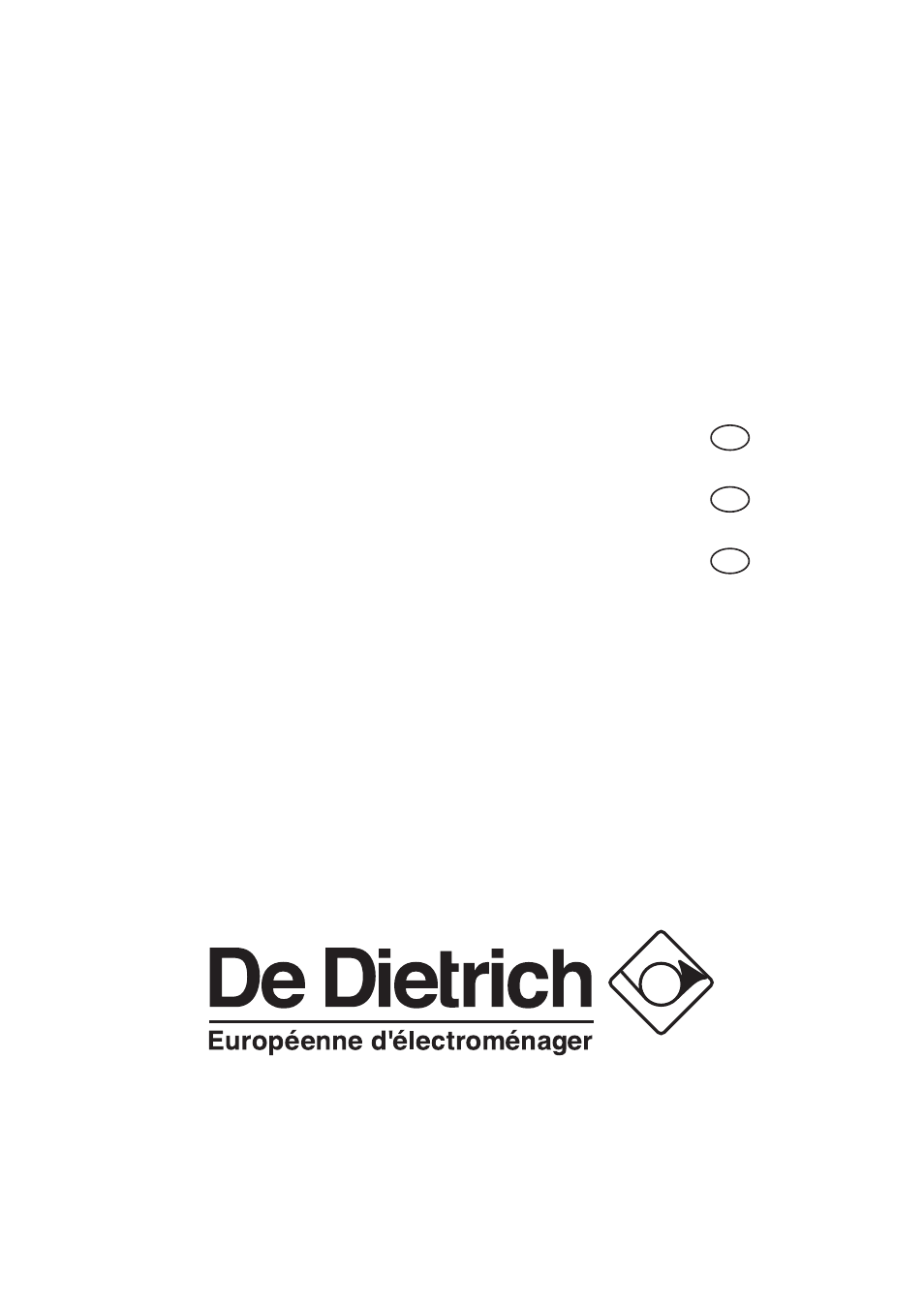 DE DIETRICH LZ9619E1 User Manual | 32 pages