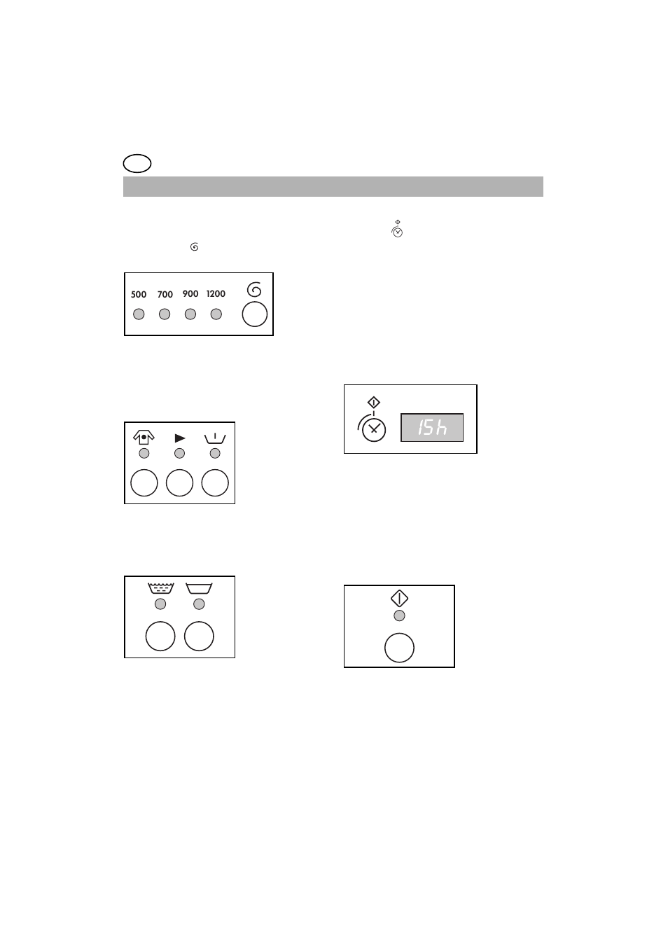 How to wash 6. select the spin speed, Select the intensive, prewash or quick wash option, Select the extra rinse and/or rinse hold option | Select the delay start option, Starting the programme | DE DIETRICH LZ9619E1 User Manual | Page 20 / 32