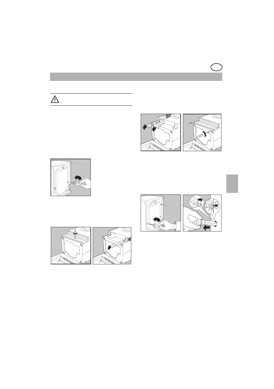 Installation unpacking | DE DIETRICH LZ9619E1 User Manual | Page 7 / 32