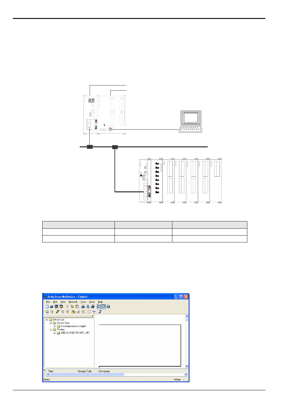 Devicenet remote i/o communication module rtu-dnet, 1 how to construct devicenet by rtu-dnet, Dvp-plc application manual 22 | The devicenet network | Delta Electronics RTU-DNET User Manual | Page 24 / 41