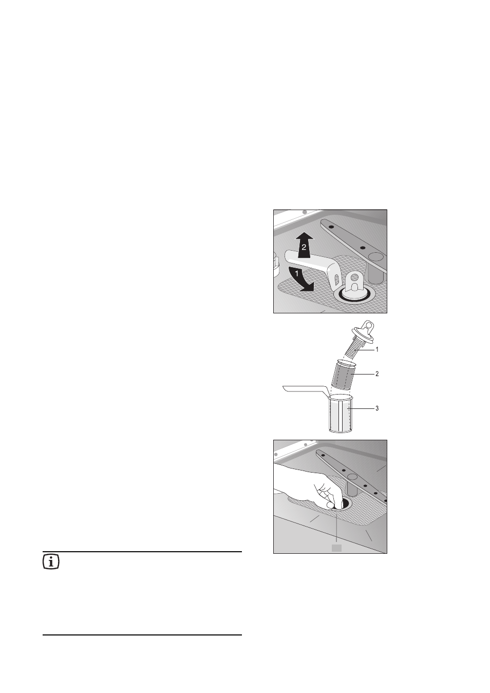 Pflege und reinigung, Innenreinigung, Reinigung der siebe | DE DIETRICH VM7451 User Manual | Page 14 / 61