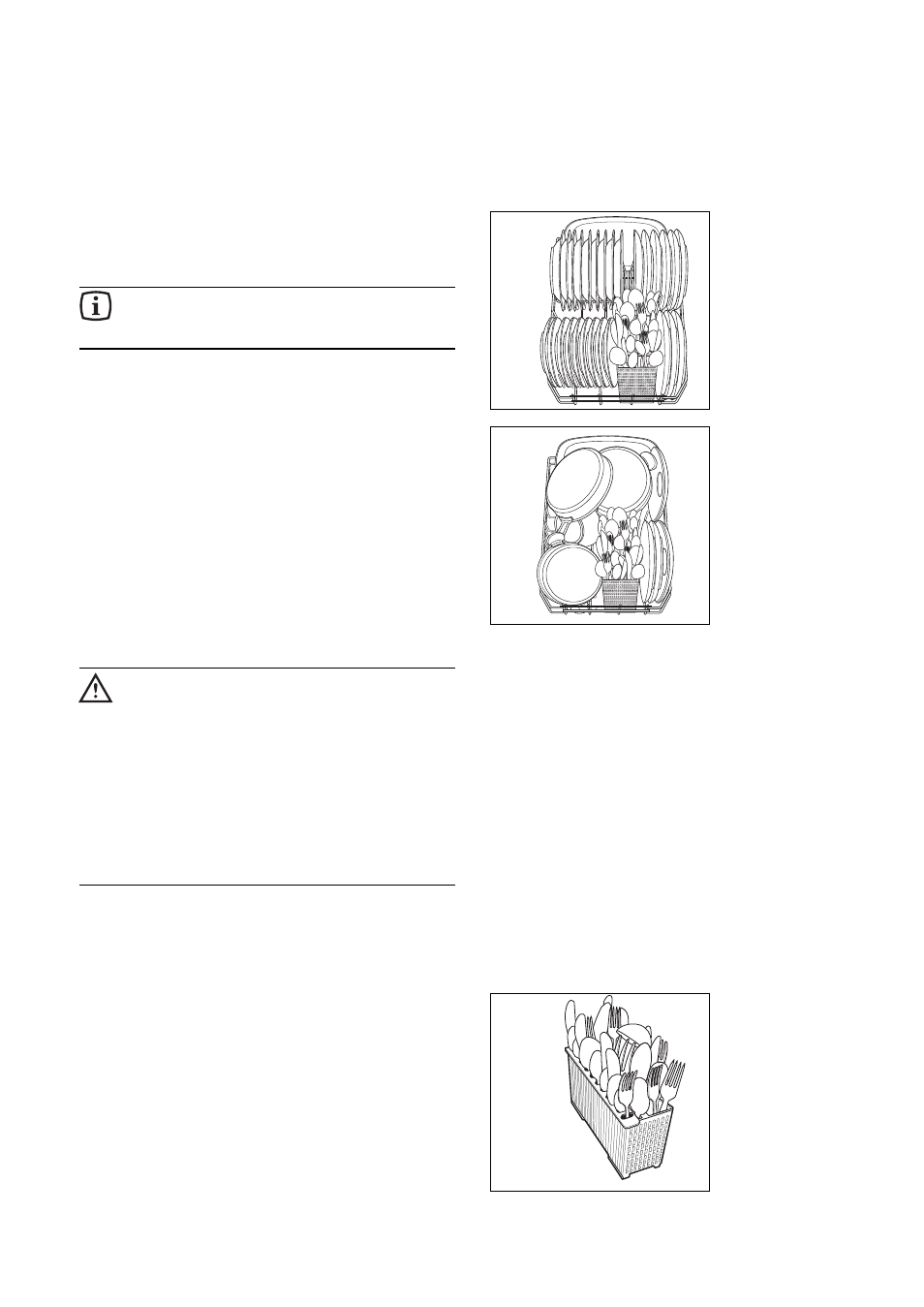 Chargement de votre appareil, Rangement de la vaisselle, Le panier inférieur | Le panier à couverts | DE DIETRICH VM7451 User Manual | Page 29 / 61