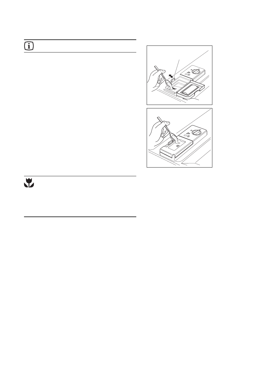 Use of detergent, Compact detergents with enzymes | DE DIETRICH VM7451 User Manual | Page 50 / 61