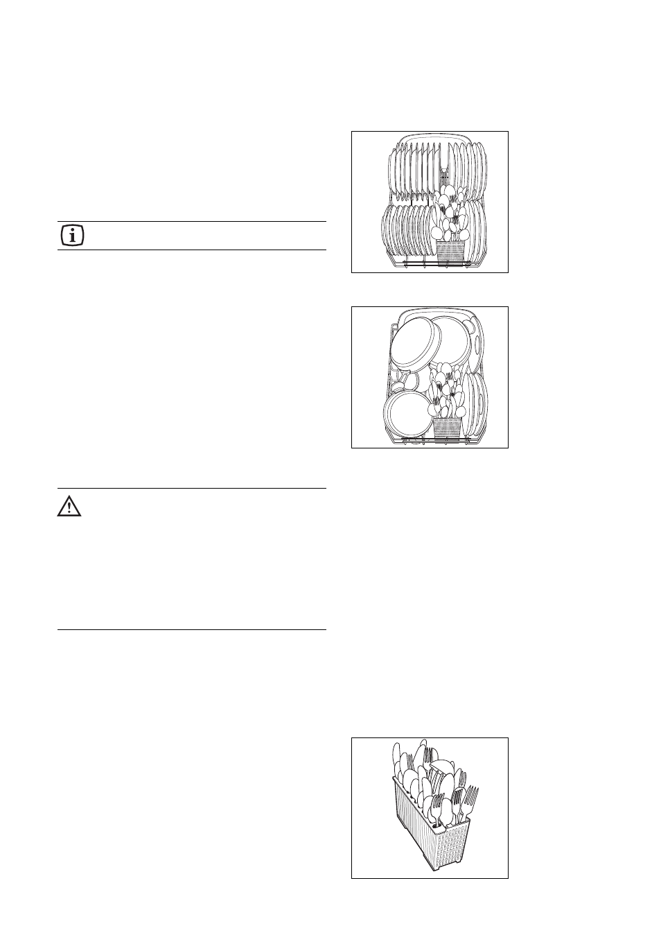 Verwendung ihres geräts, Geschirr einordnen, Unterkorb | Besteckkorb | DE DIETRICH VM7451 User Manual | Page 8 / 61