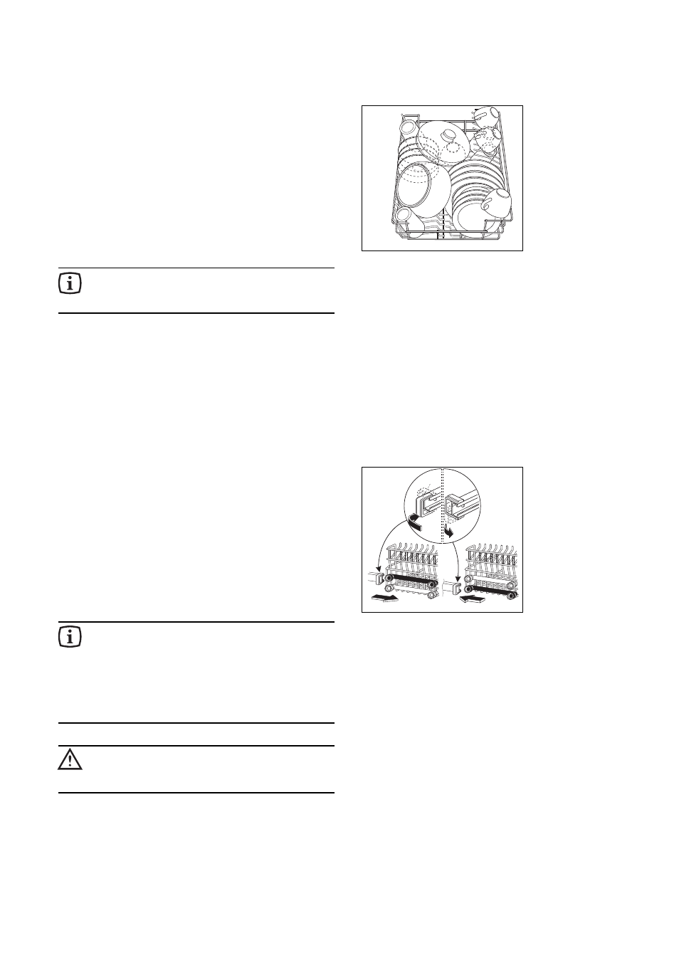 Oberkorb, Höhenverstellung des oberen korbes | DE DIETRICH VM7451 User Manual | Page 9 / 61