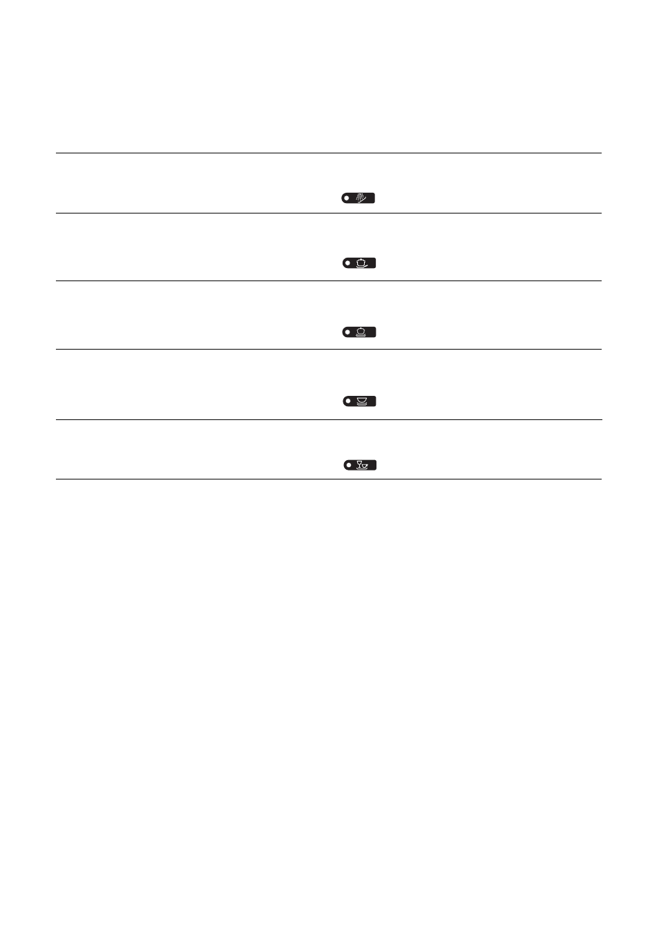 Tableau des programmes | DE DIETRICH VZ9456E1 User Manual | Page 35 / 64