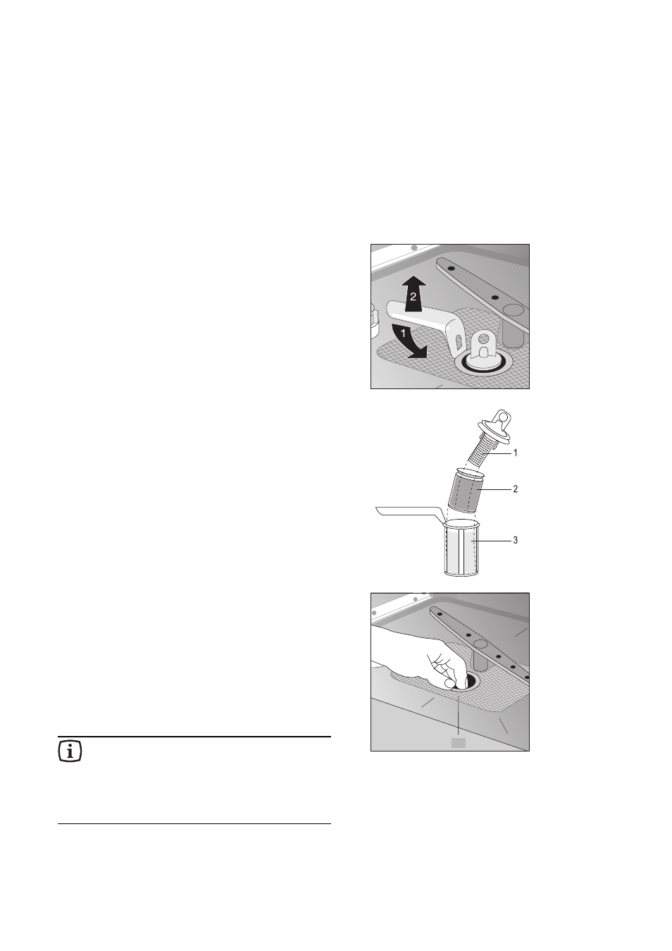 Maintenance and cleaning, Internal cleaning, Cleaning the filters | DE DIETRICH VZ9456E1 User Manual | Page 57 / 64