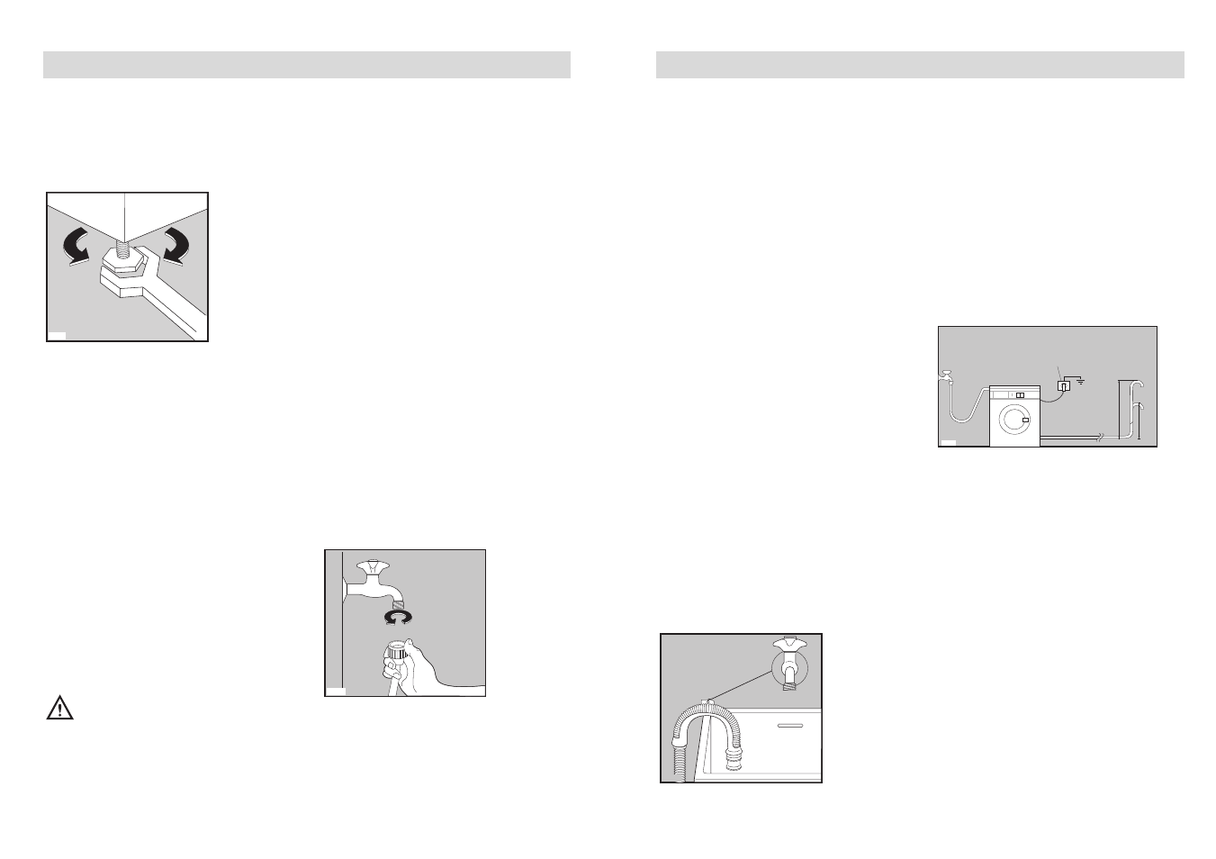 Water drainage, Installation, Water inlet | DE DIETRICH WBD1211 User Manual | Page 20 / 23