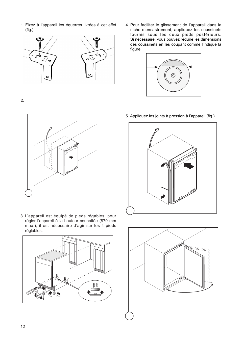 12 b | DE DIETRICH DFF310JE1 User Manual | Page 12 / 76