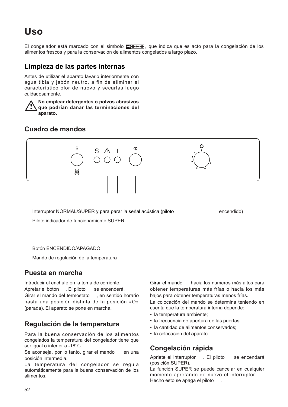 DE DIETRICH DFF310JE1 User Manual | Page 52 / 76
