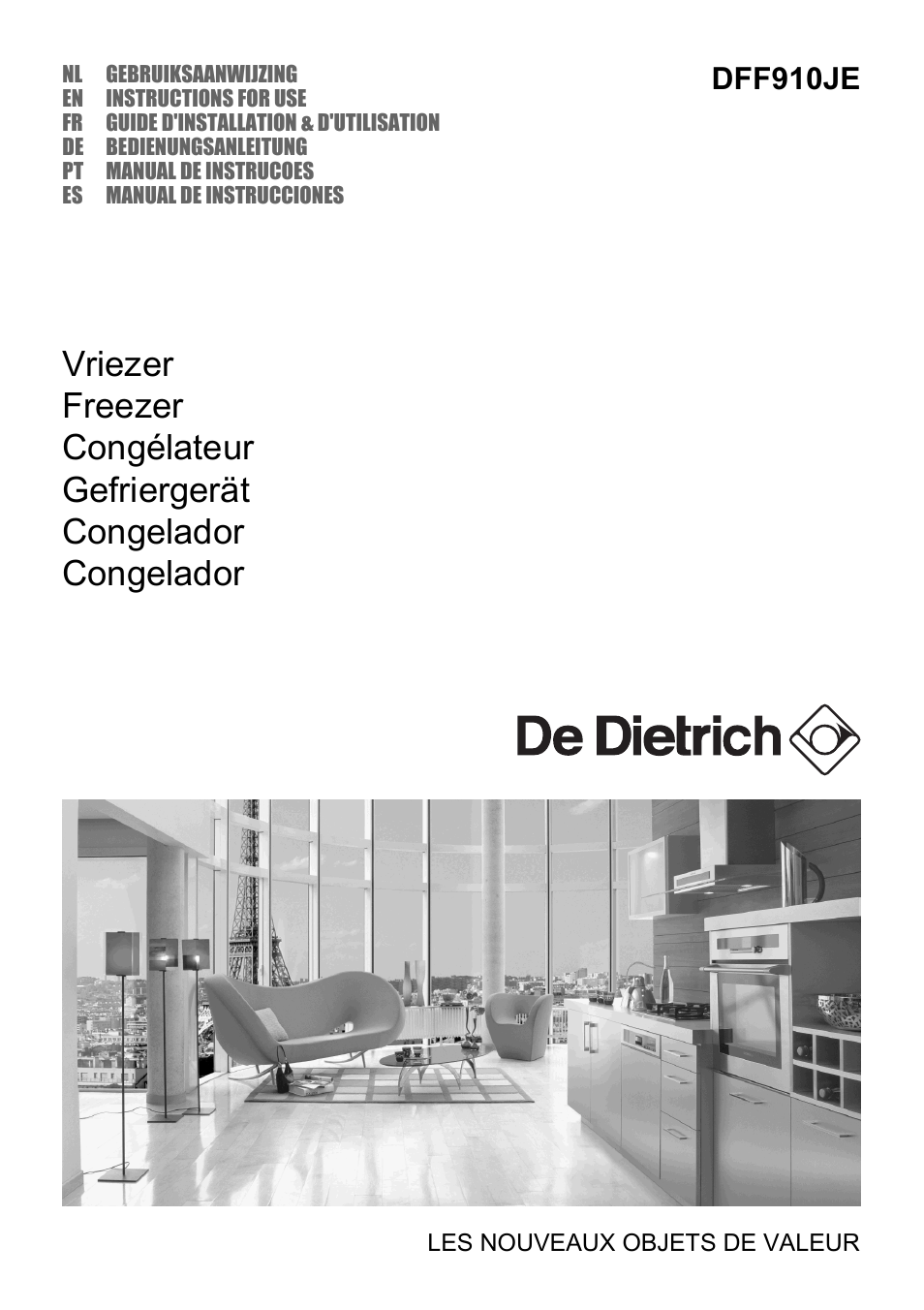 DE DIETRICH DFF910JE User Manual | 56 pages