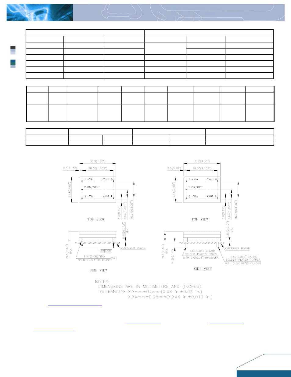 Specifications, Part numbering system, Model list | Surface-mount module through-hole module, Warranty | Delta Electronics Delphi Series V48SB User Manual | Page 2 / 2