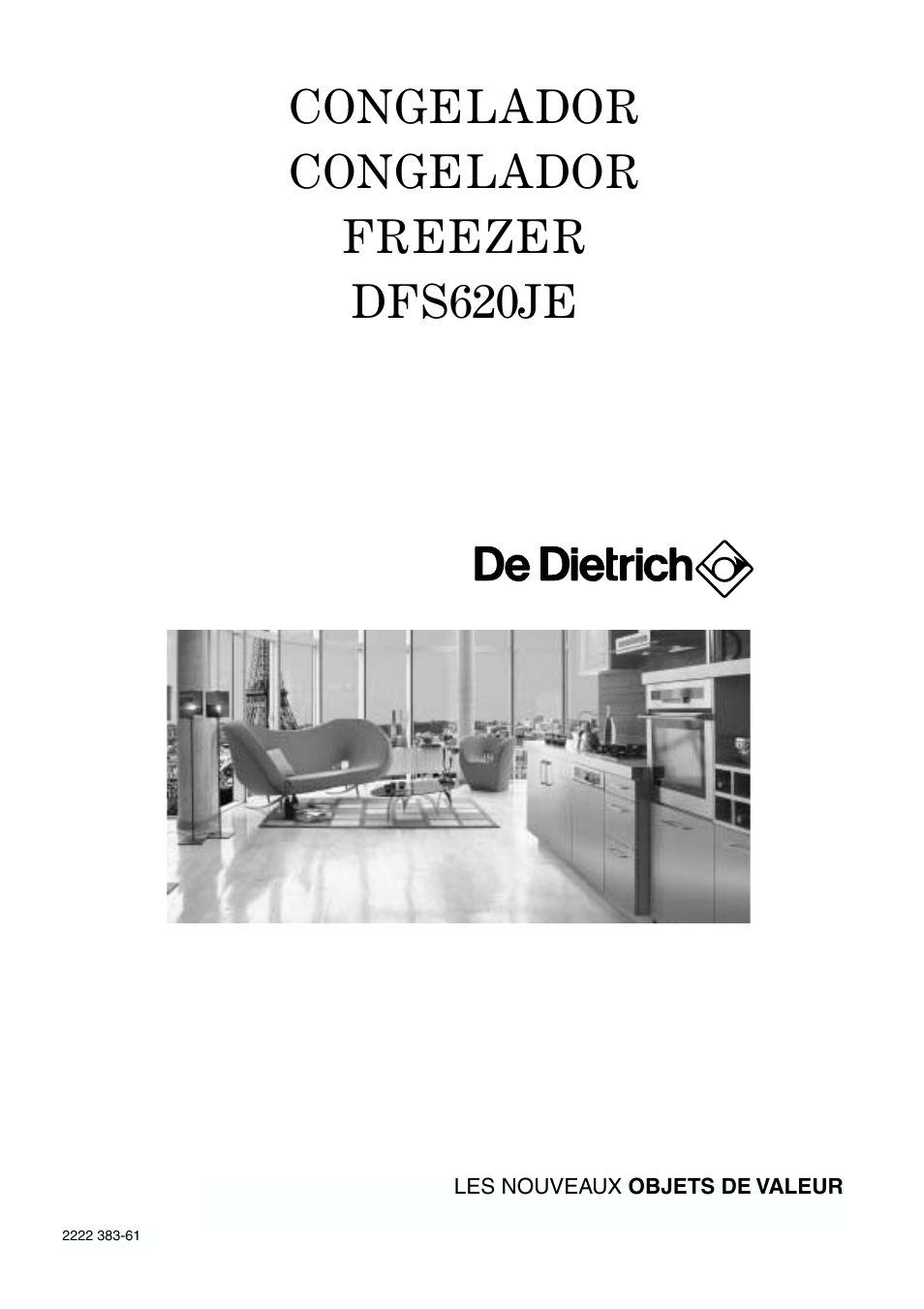 DE DIETRICH DFS620JE User Manual | 40 pages