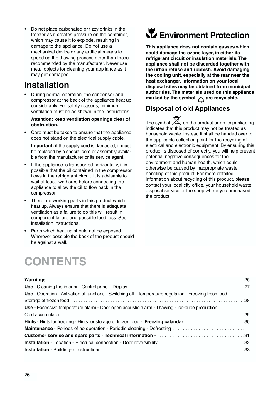 DE DIETRICH DFS620JE User Manual | Page 26 / 40