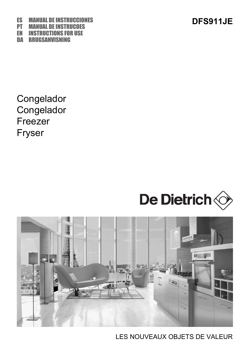 DE DIETRICH DFS911JE User Manual | 15 pages