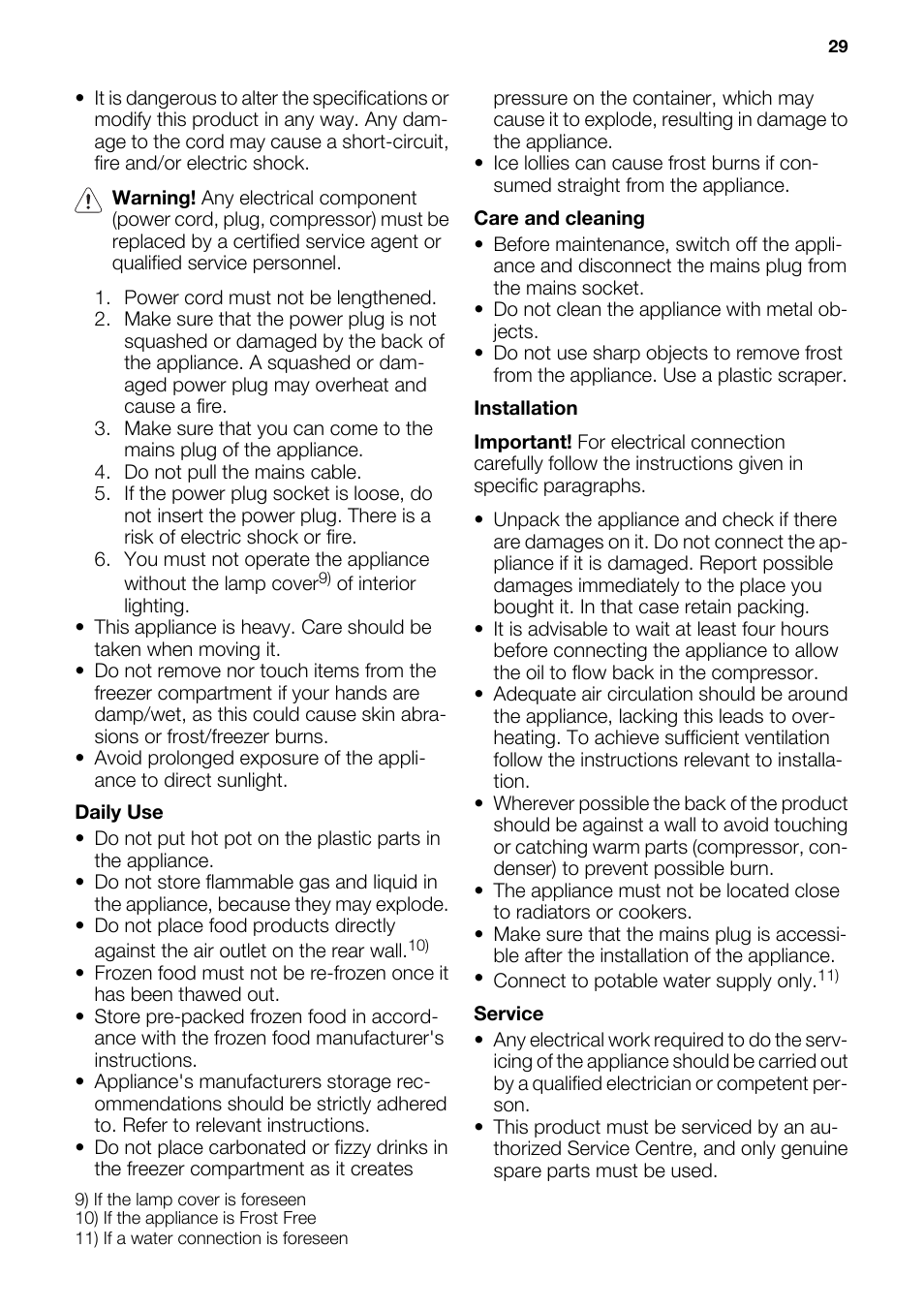 DE DIETRICH DFS911JE User Manual | Page 3 / 15