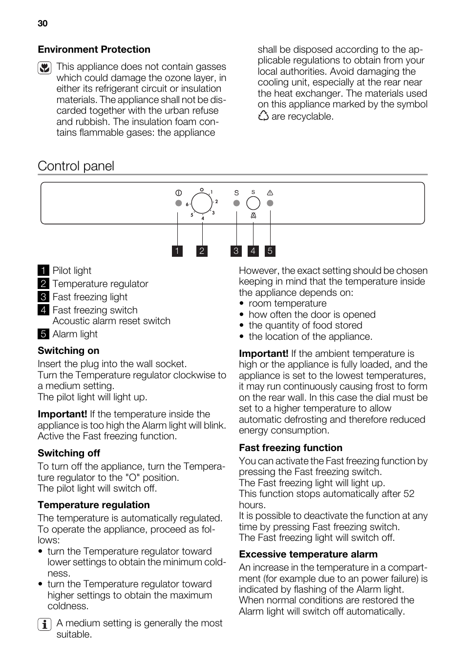 Control panel | DE DIETRICH DFS911JE User Manual | Page 4 / 15