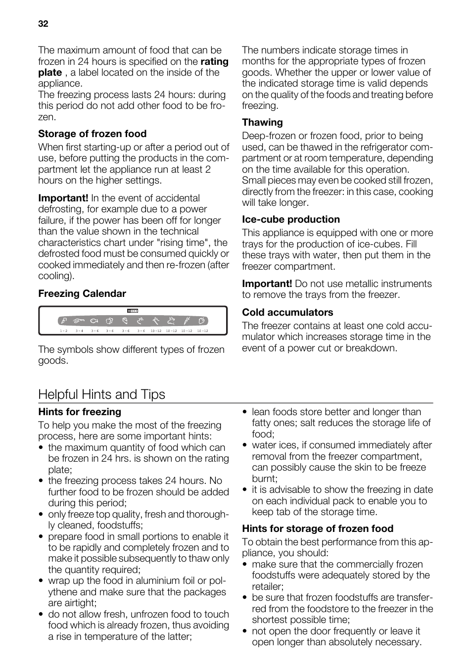 Helpful hints and tips | DE DIETRICH DFS914JE User Manual | Page 6 / 15