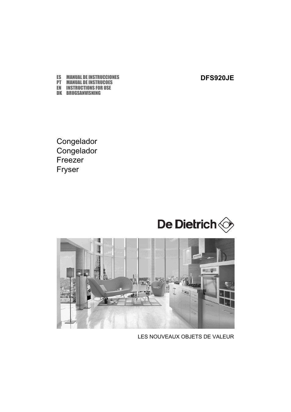 DE DIETRICH DFS920JE User Manual | 15 pages