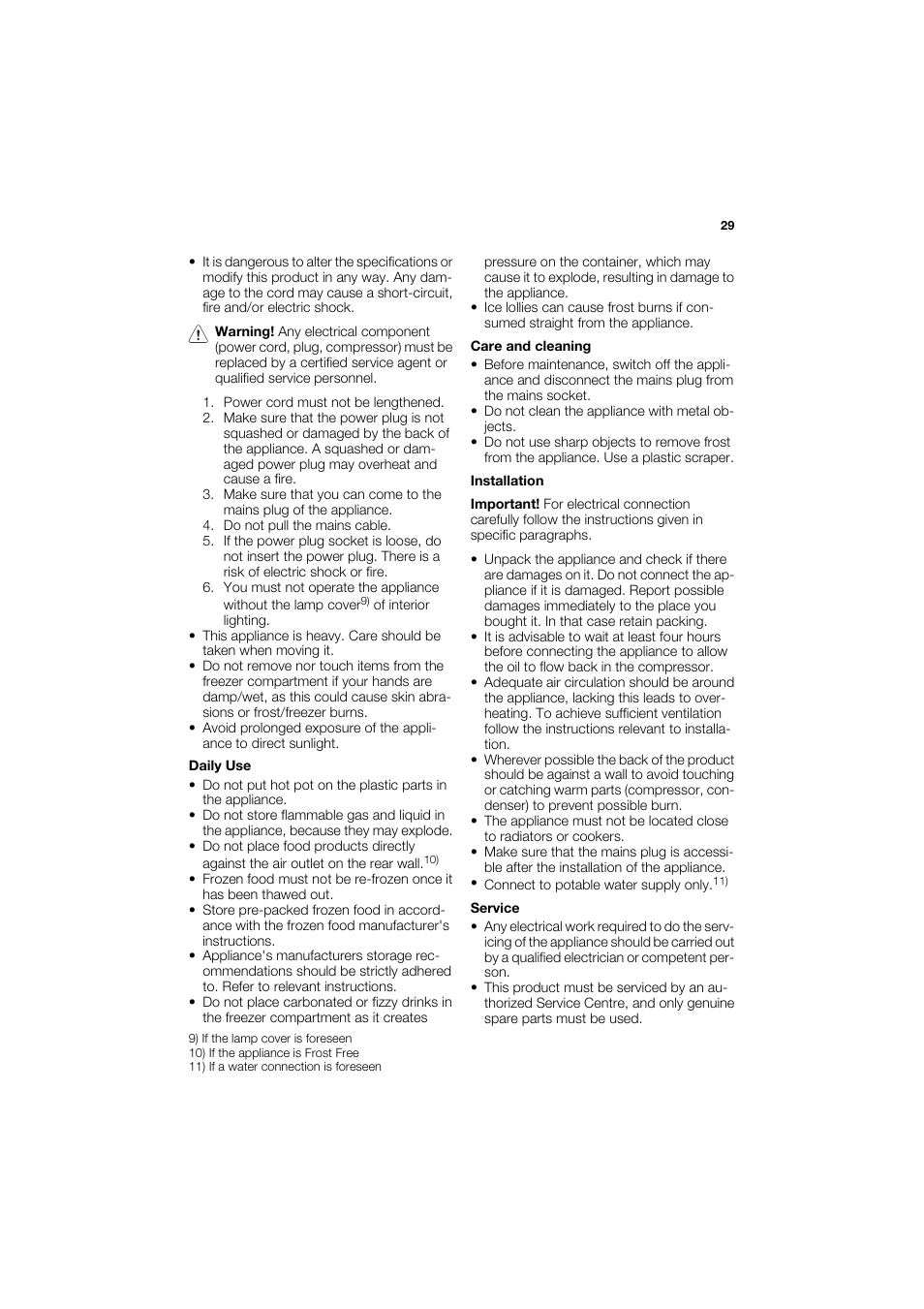 DE DIETRICH DFS920JE User Manual | Page 3 / 15