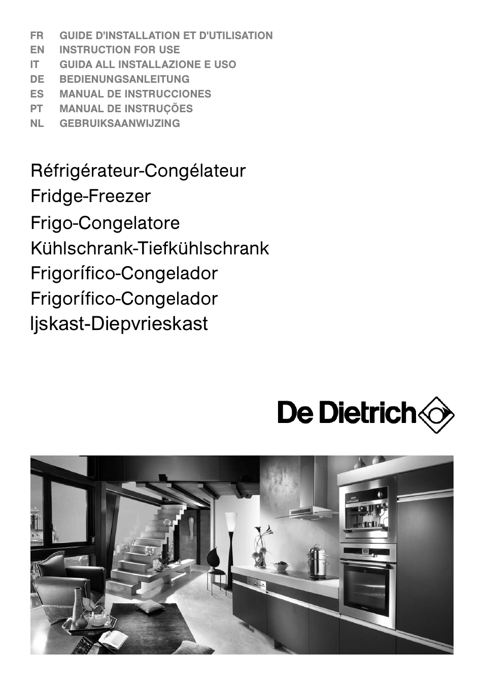 DE DIETRICH DKD845 User Manual | 22 pages