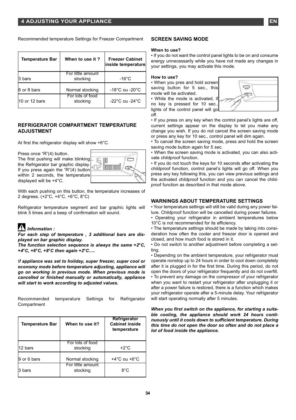 DE DIETRICH DKD845 User Manual | Page 13 / 22