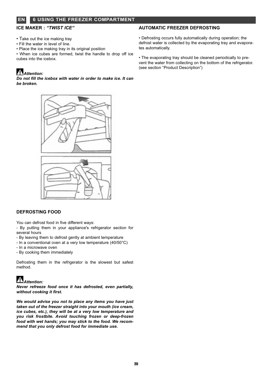 DE DIETRICH DKD845 User Manual | Page 18 / 22