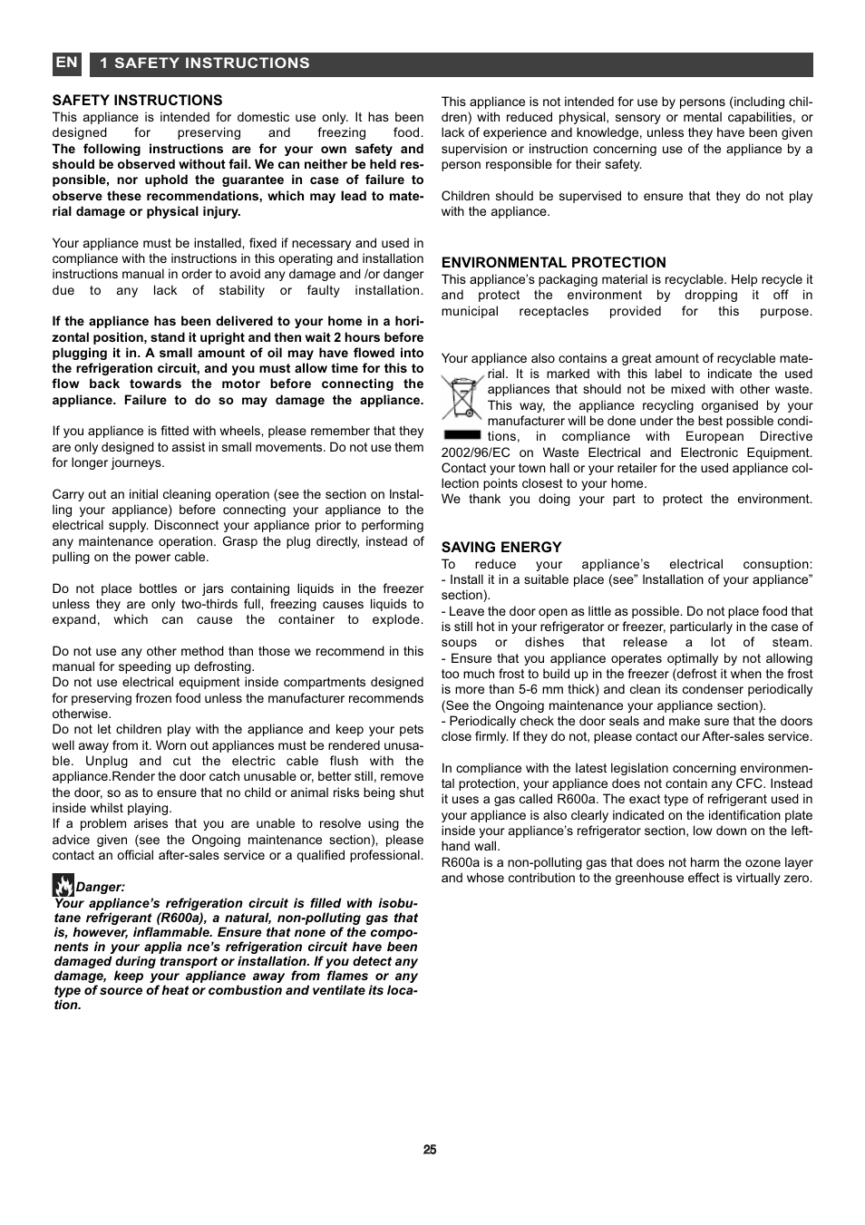 DE DIETRICH DKD845 User Manual | Page 4 / 22