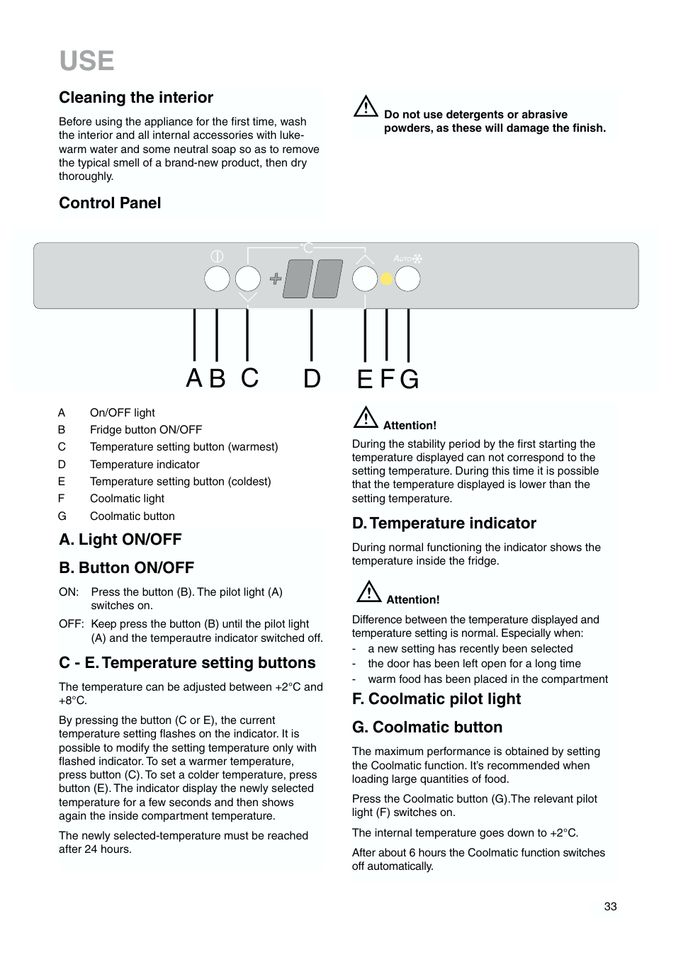 DE DIETRICH DKH876 User Manual | Page 33 / 60