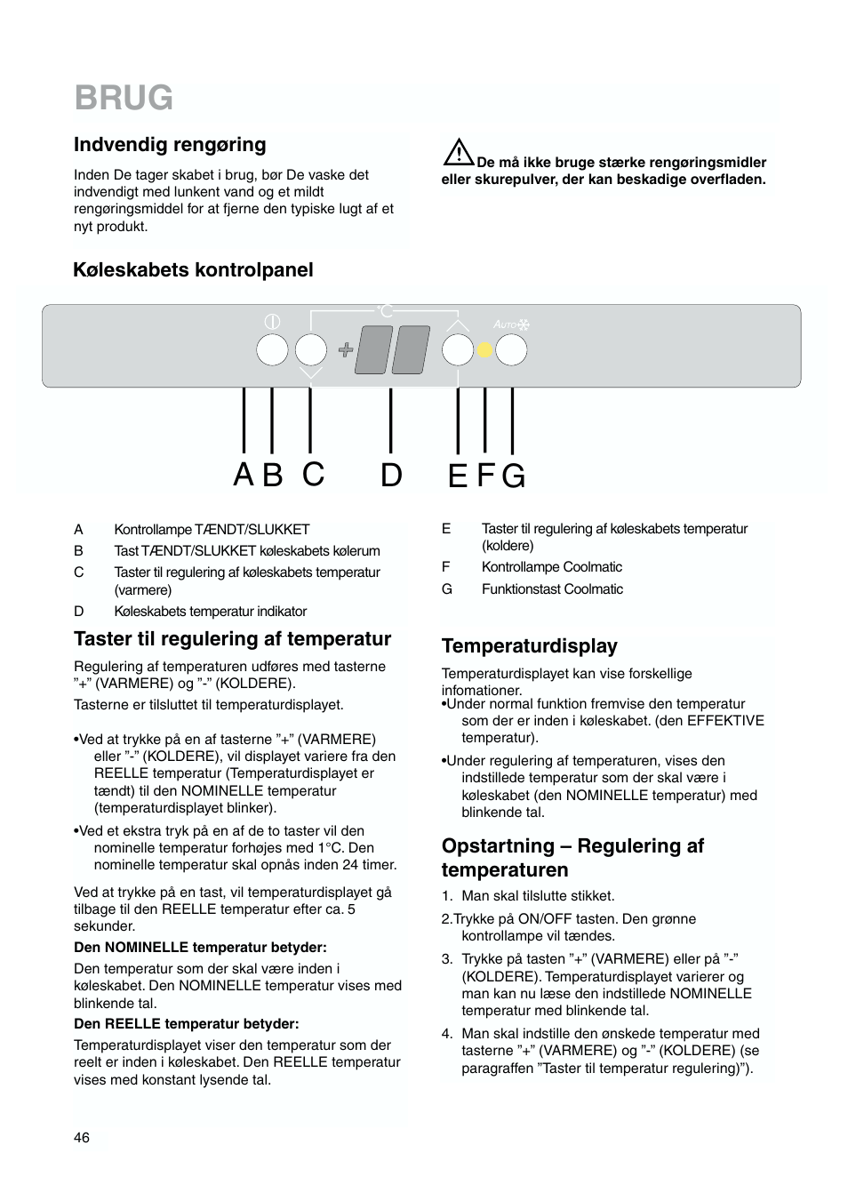 Brug | DE DIETRICH DKH876 User Manual | Page 46 / 60