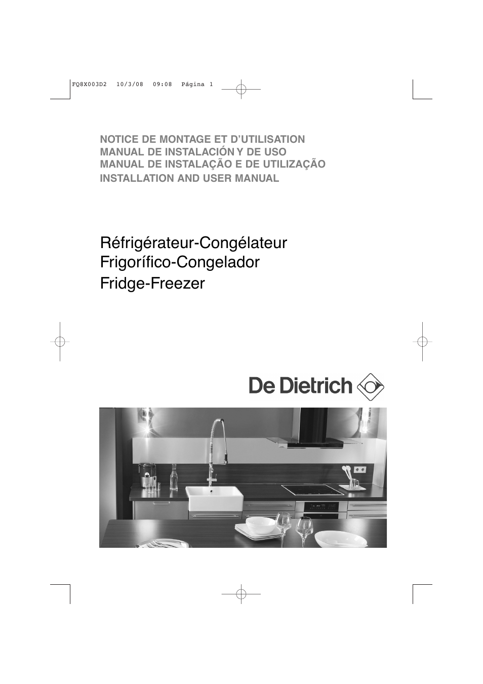 DE DIETRICH DKP821_823_825_833_837 User Manual | 108 pages