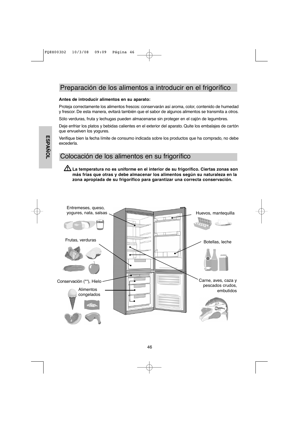 DE DIETRICH DKP821_823_825_833_837 User Manual | Page 46 / 108