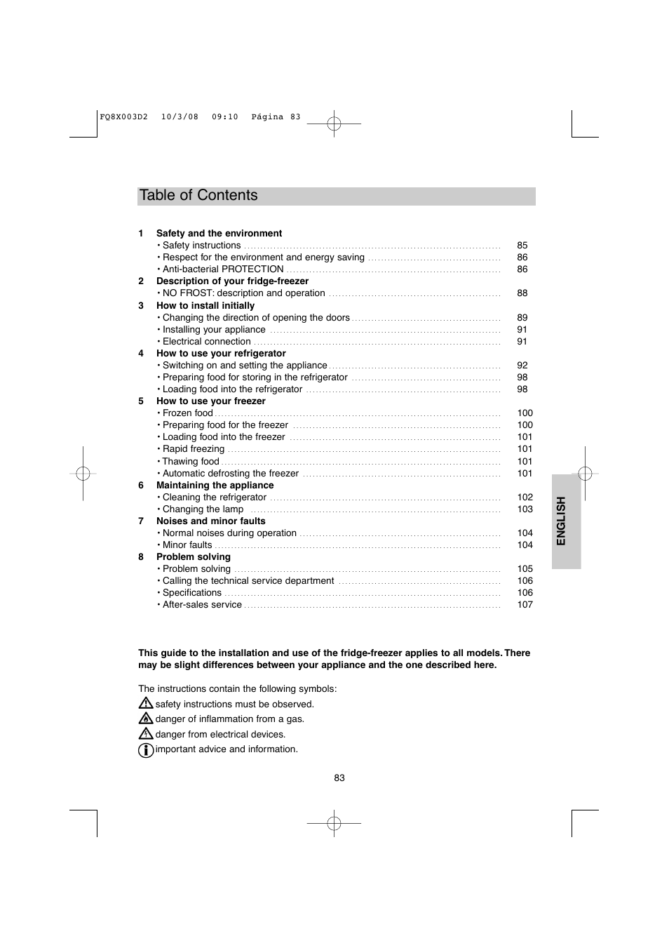 DE DIETRICH DKP821_823_825_833_837 User Manual | Page 83 / 108