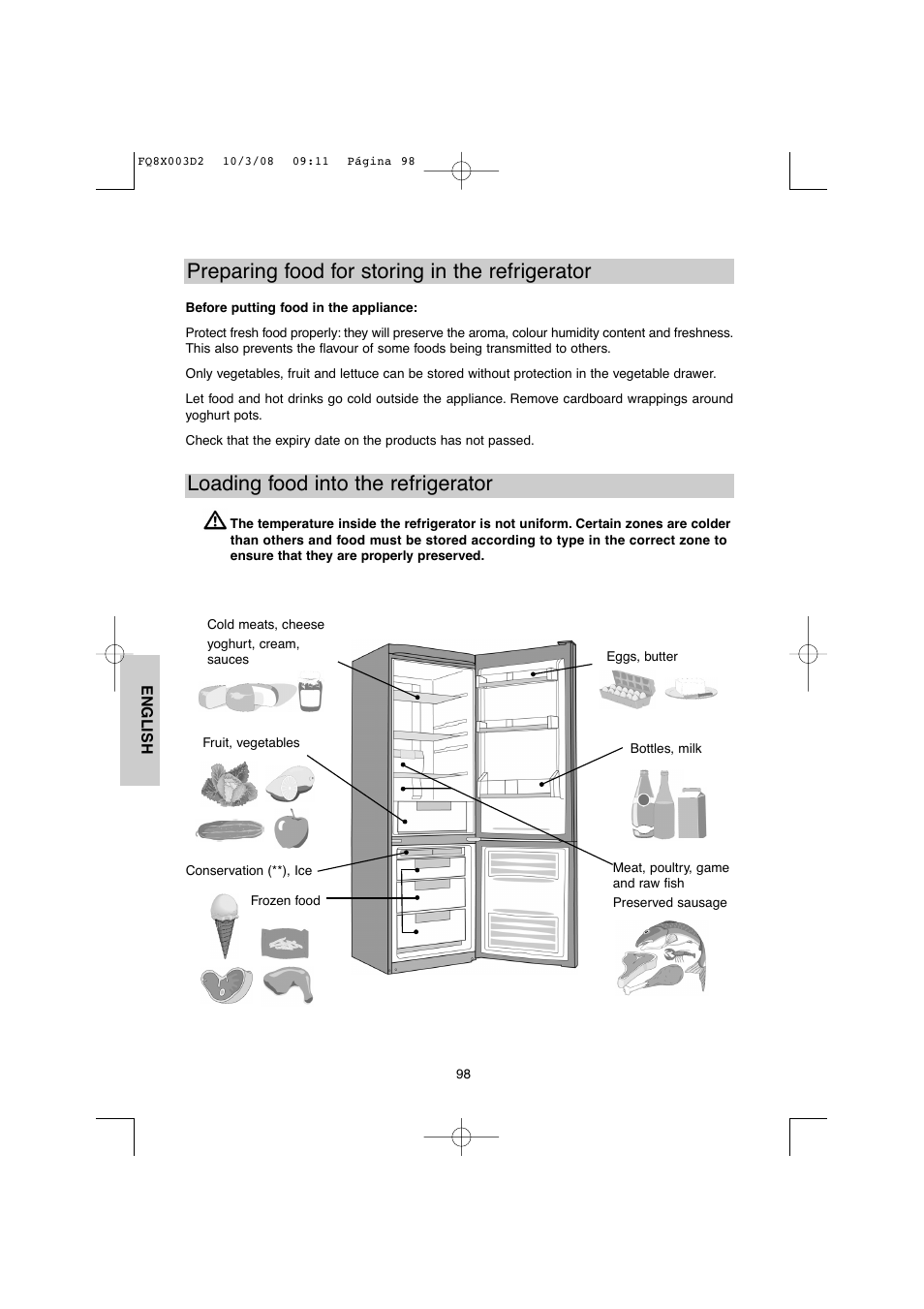 DE DIETRICH DKP821_823_825_833_837 User Manual | Page 98 / 108