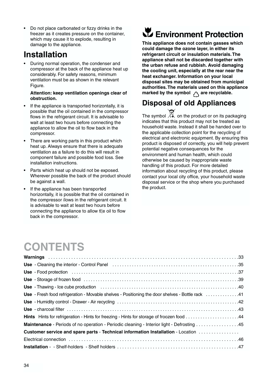 DE DIETRICH DKP844 User Manual | Page 3 / 18