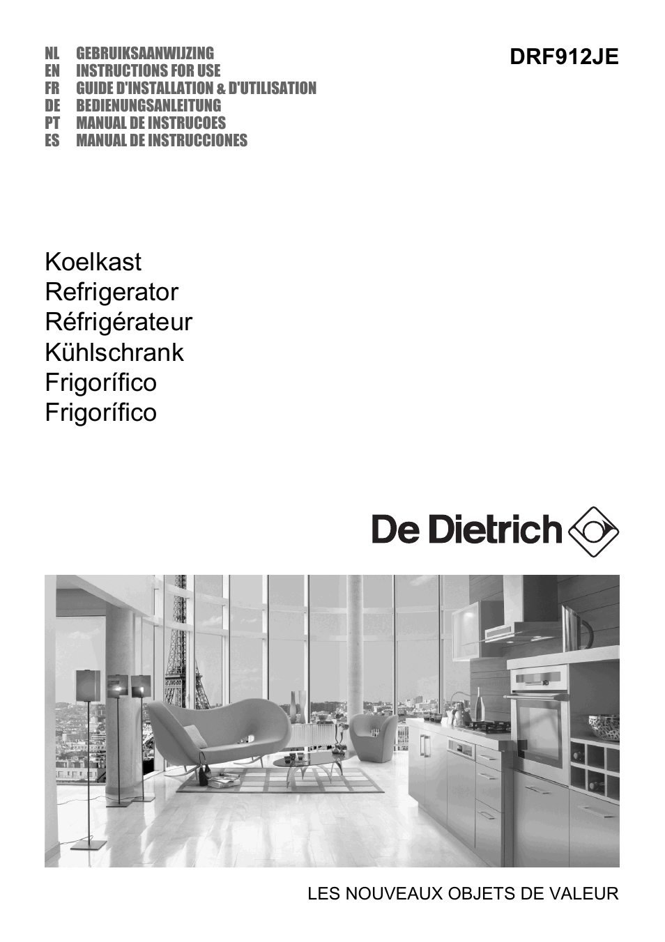 DE DIETRICH DRF912JE User Manual | 64 pages