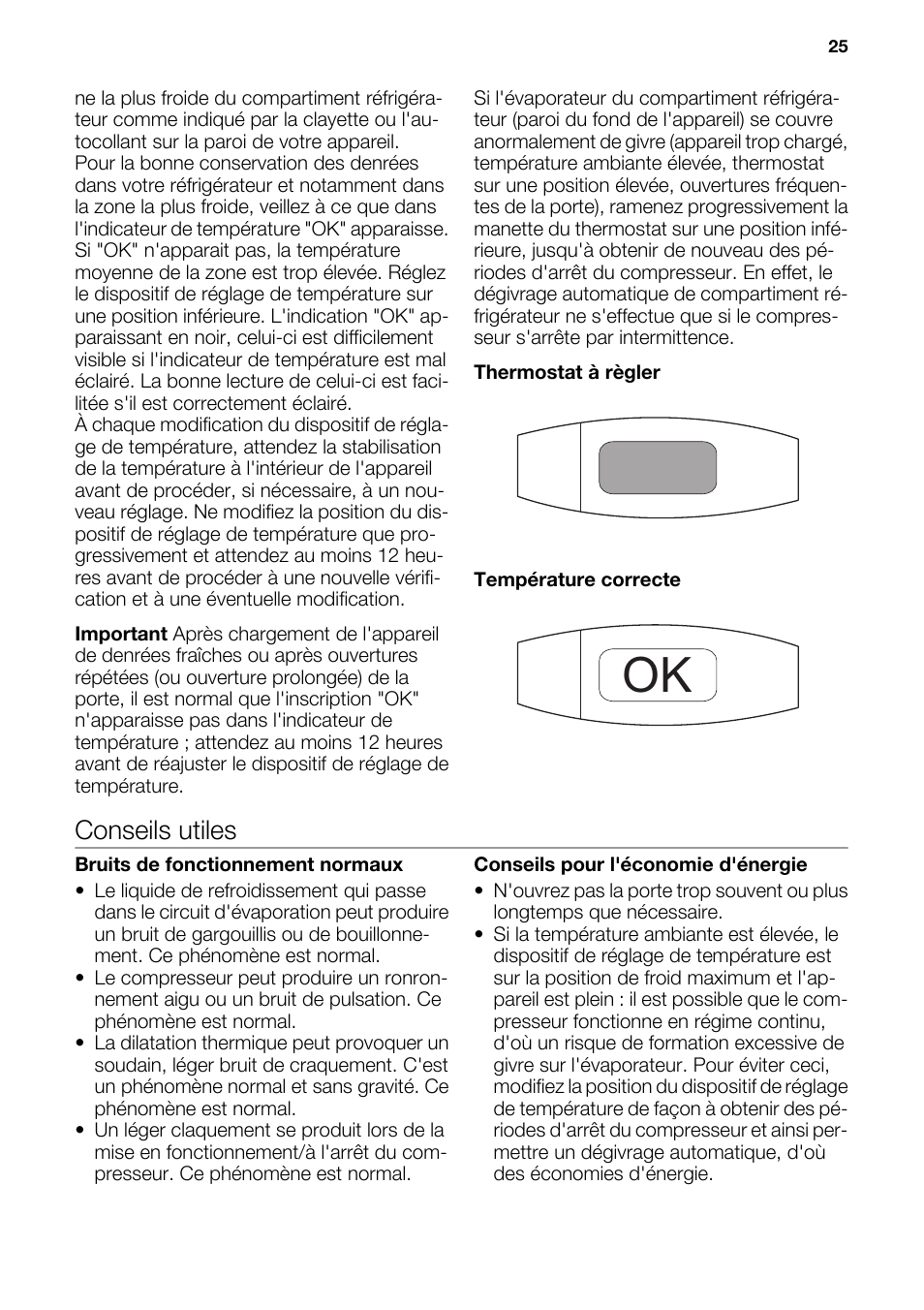 Conseils utiles | DE DIETRICH DRF912JE User Manual | Page 25 / 64