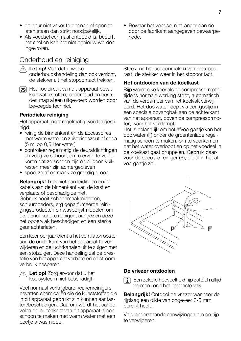 Onderhoud en reiniging | DE DIETRICH DRF912JE User Manual | Page 7 / 64