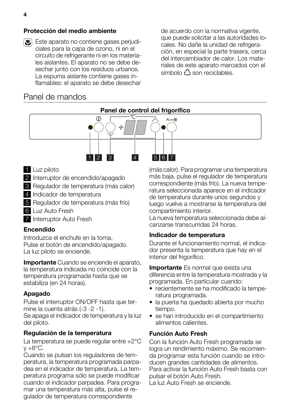 Panel de mandos | DE DIETRICH DRC927JE User Manual | Page 4 / 44