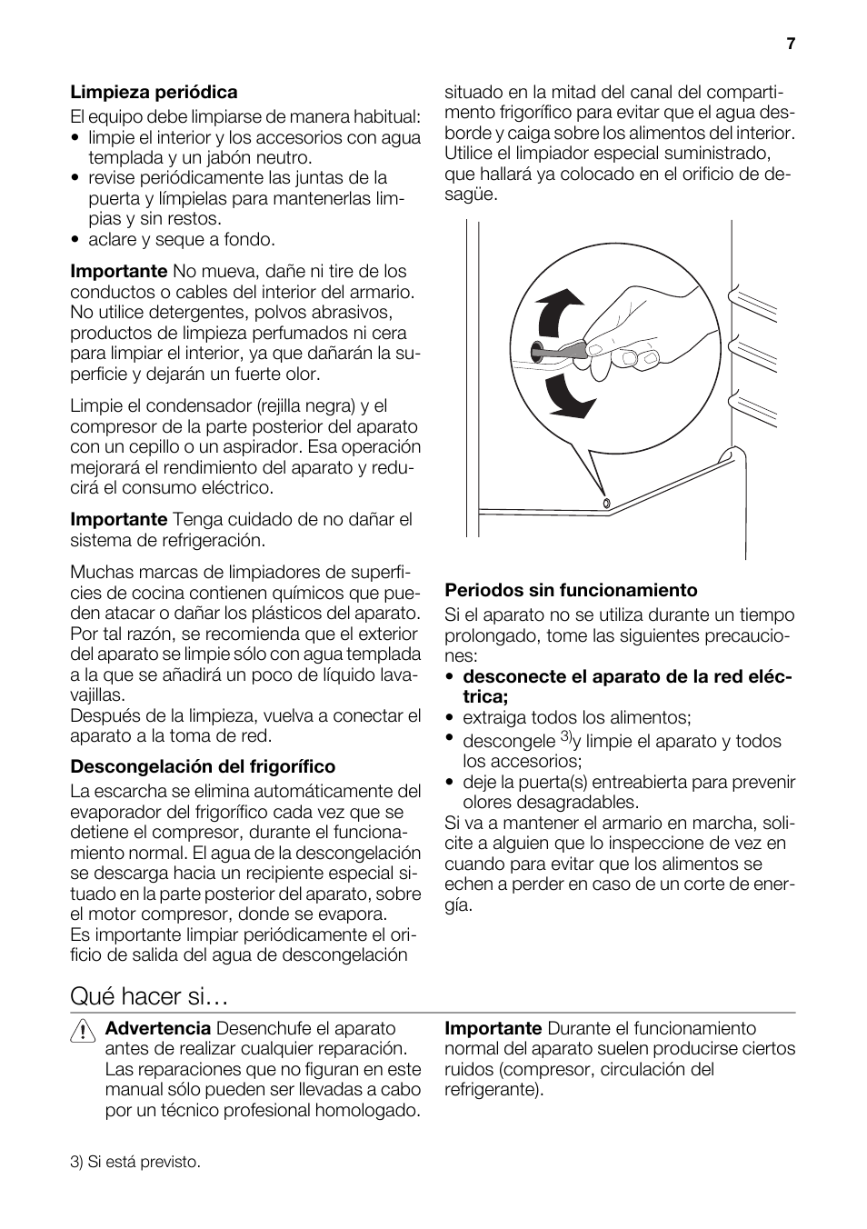 Qué hacer si | DE DIETRICH DRC927JE User Manual | Page 7 / 44