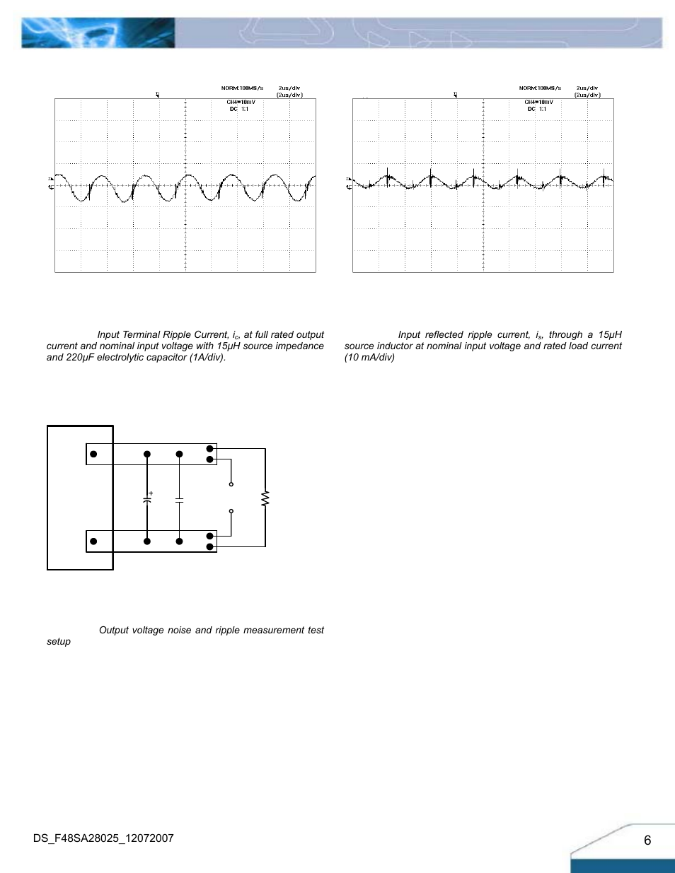 Electrical characteristics curves | Delta Electronics F48SA User Manual | Page 6 / 13
