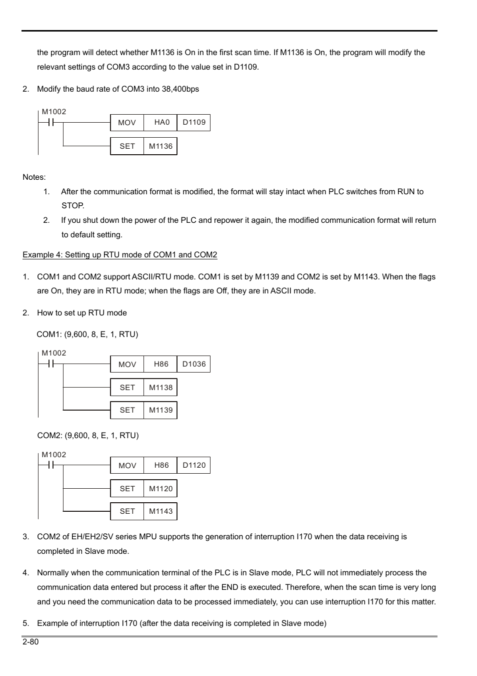 2 functions of devices in dvp-plc | Delta Electronics Programmable Logic Controller DVP-PLC User Manual | Page 108 / 586