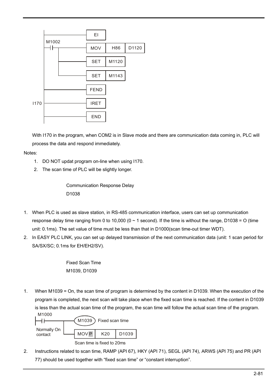 2 functions of devices in dvp-plc | Delta Electronics Programmable Logic Controller DVP-PLC User Manual | Page 109 / 586