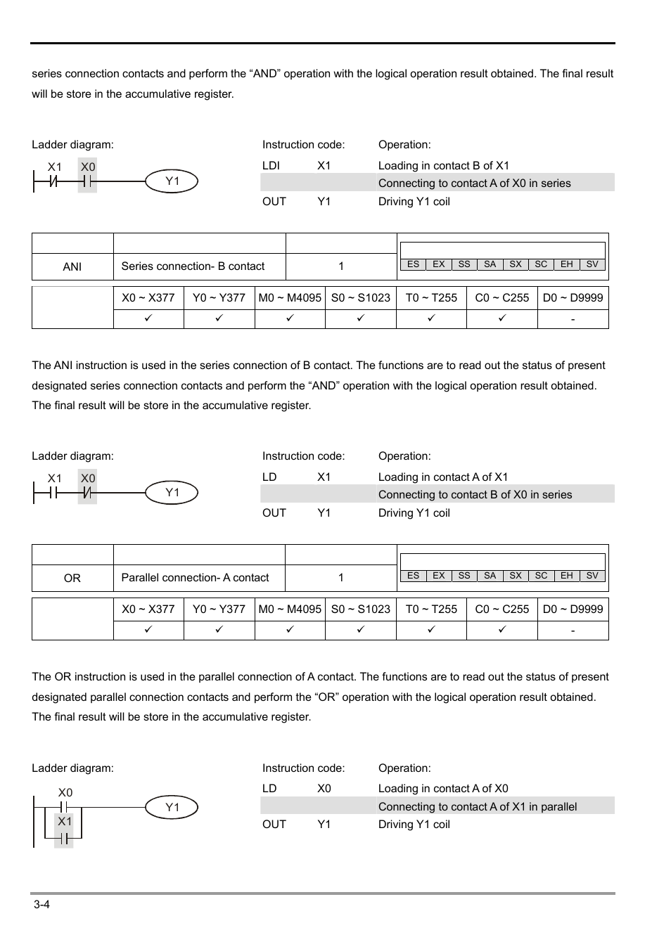 3 basic instructions | Delta Electronics Programmable Logic Controller DVP-PLC User Manual | Page 158 / 586