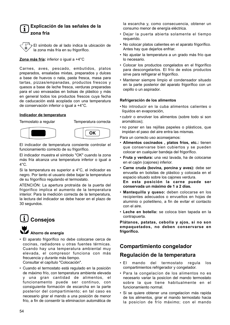 Consejos | DE DIETRICH DRH714JE User Manual | Page 54 / 80