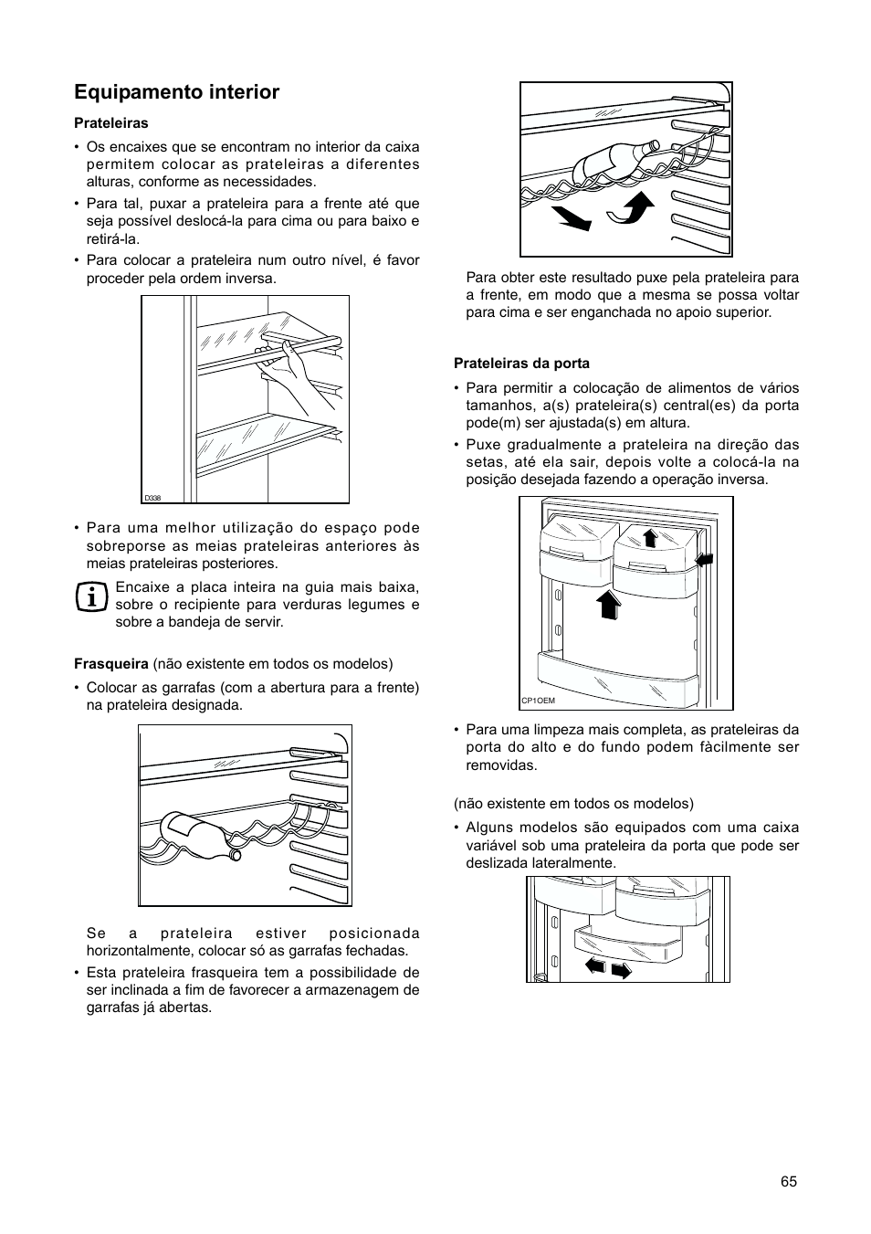 Equipamento interior | DE DIETRICH DRH714JE User Manual | Page 65 / 80