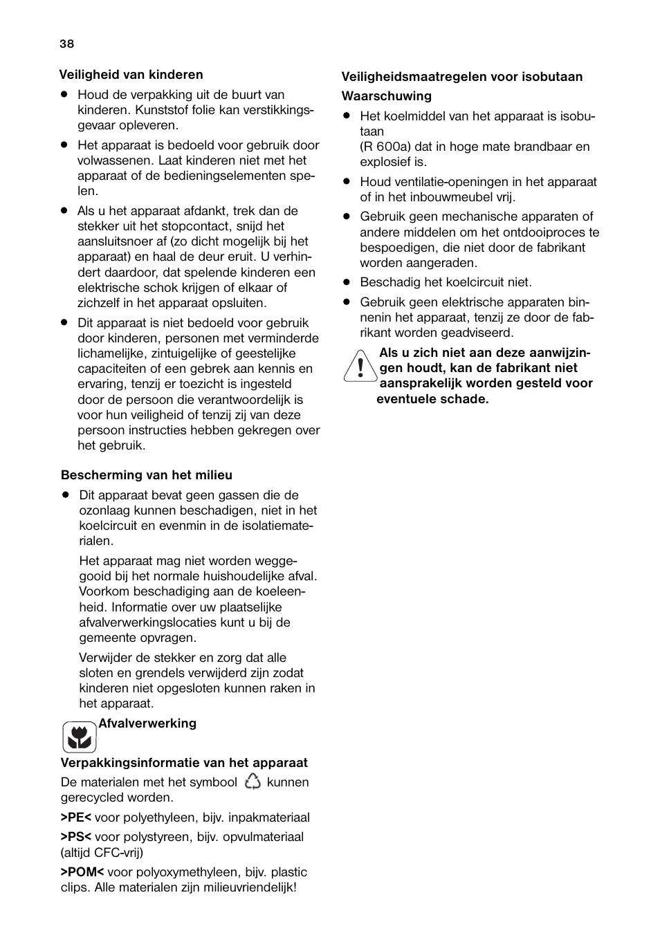 DE DIETRICH DRH914JE User Manual | Page 38 / 72